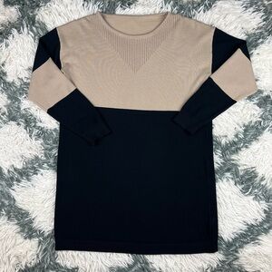 Shein Women's Long Sleeve Shirt Black Tan Size Large
